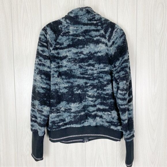 Athleta | Blue & Black Tugga Sherpa Jacket Size Large - Picture 2 of 14